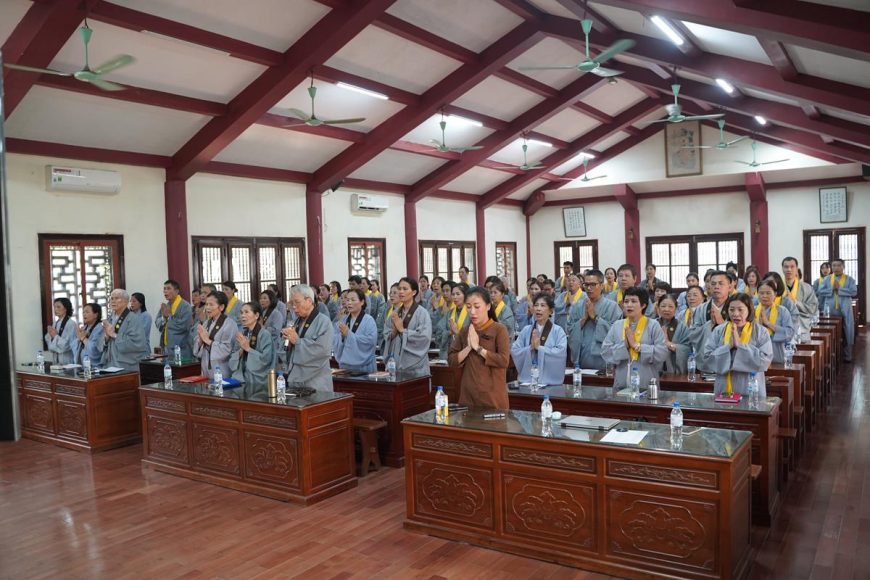 Hà Nội: Đạo tràng Pháp Hoa miền Bắc tổ chức tập huấn Truyền thông Phật giáo tại chùa Bằng