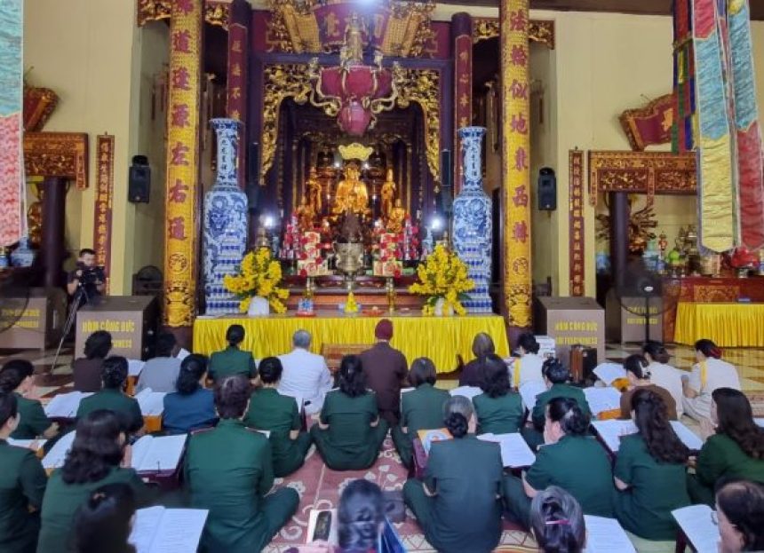 Câu lạc bộ Cựu chiến binh Phật tử cầu nguyện Quốc thái dân an