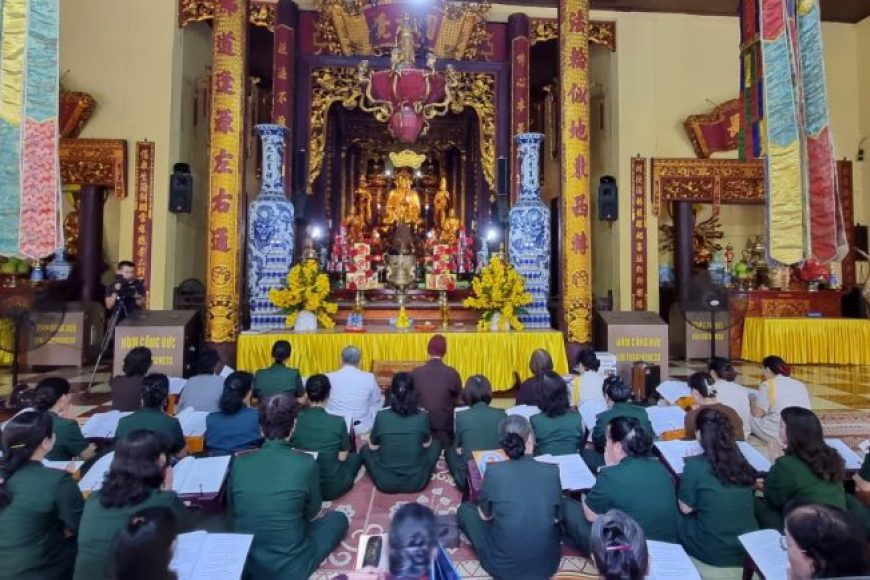 Câu lạc bộ Cựu chiến binh Phật tử cầu nguyện Quốc thái dân an