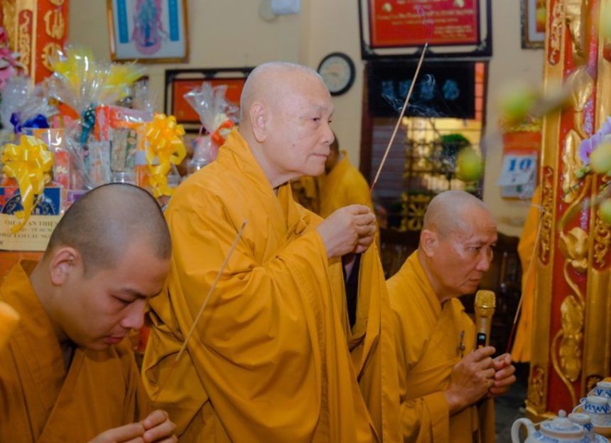 TP.HCM: Tưởng niệm lần thứ 48 Hoà thượng Minh Trực tại Tổ đình Phật Bửu