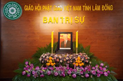 Lâm Đồng: BTS Phật giáo tỉnh Thành kính, trang nghiêm lễ tưởng niệm cố Tổng Bí thư Nguyễn Phú Trọng